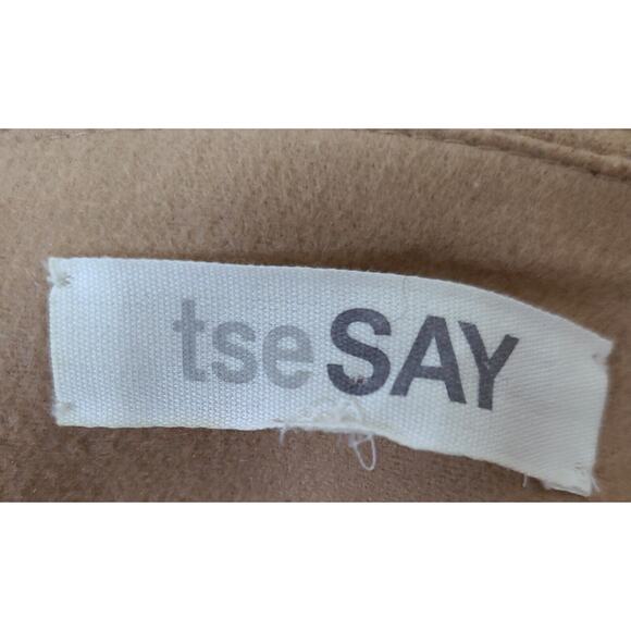 TSE SAY Wool & Cashmere A-Line Camel Skirt Women's SZ 31 Waist Made in Italy - Picture 7 of 10